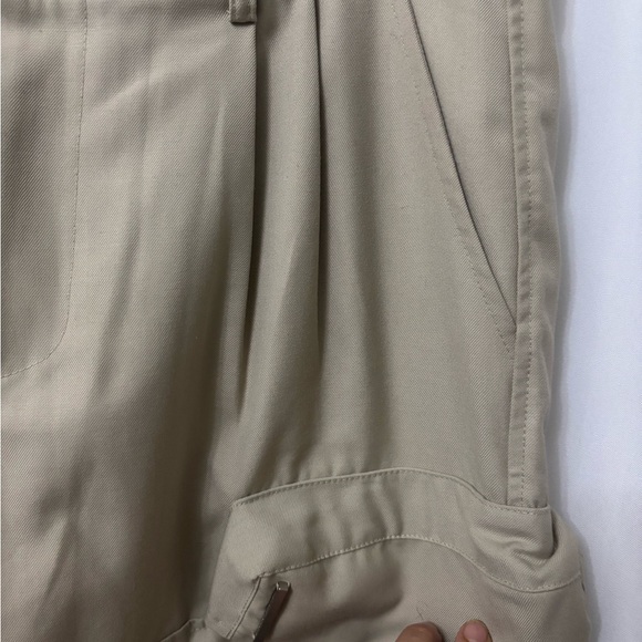 Women's Tan Boot Cut Cargo Pants - Picture 5 of 12